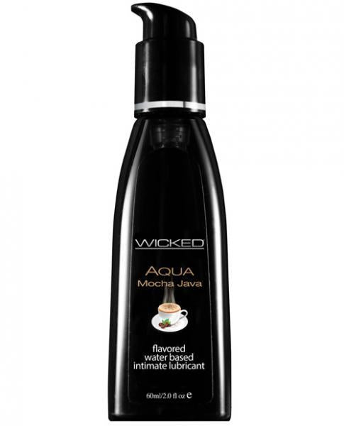 Wicked Sensual Care Collection Aqua Waterbased Lubricant - 2 Oz Mocha Java