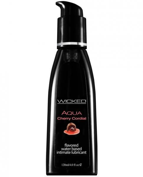 Wicked Aqua Cherry Cordial Flavored Lubricant 4oz