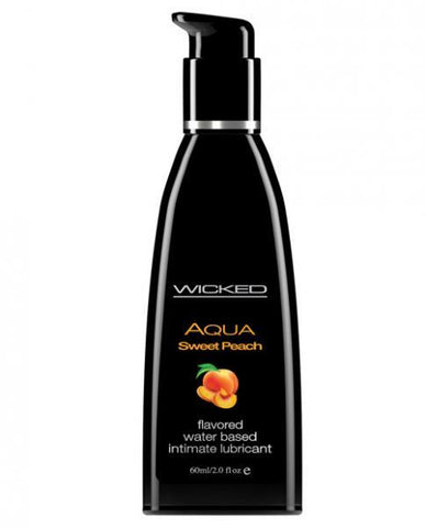 Wicked Aqua Sweet Peach Flavored Lubricant 2oz