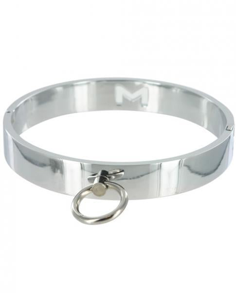 Chrome Slave Collar Medium-Large