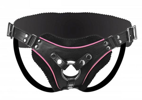 Flamingo Low Rise Strap On Harness Black O-S