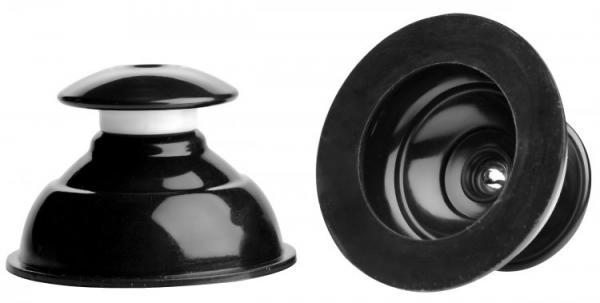 Plungers Extreme Suction Silicone Nipple Suckers Black