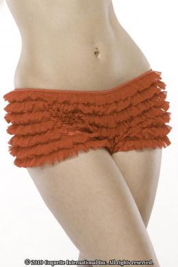 Ruffle Shorts W-Back Bow Red O-S