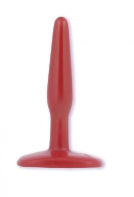 Butt Plug Slim Red Small