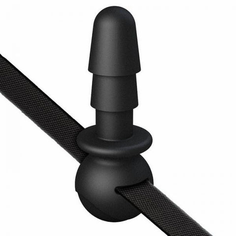 Vac-U-Lock Silicone Ball Gag Black