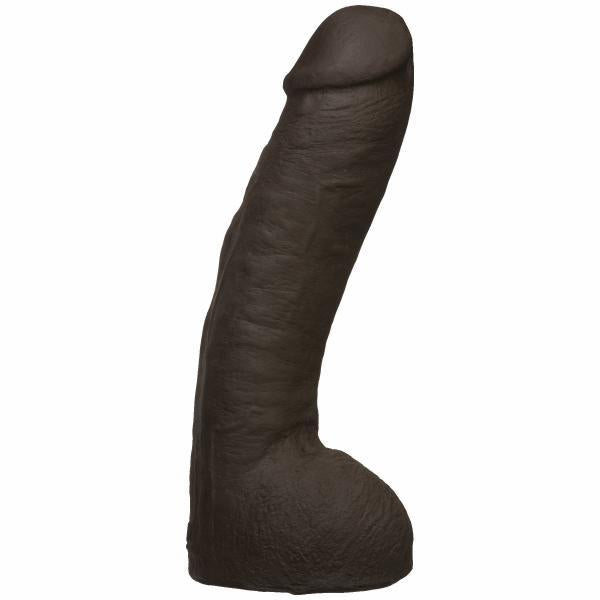 Vac-U-Lock Attachment Hung Black Realistic Dildo