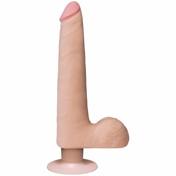 The Realistic Cock Balls 9 inches Slim Vibe Beige