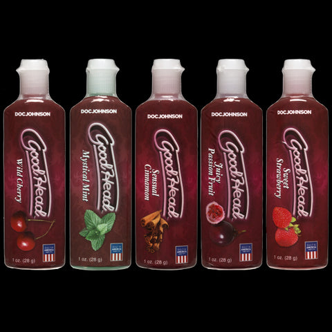 GoodHead 5 Pack Assorted Flavors 1 ounce Bottles