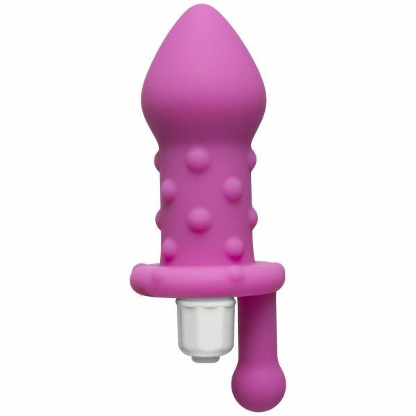 Mood Juicy Beaded Pink Vibrating Butt Plug