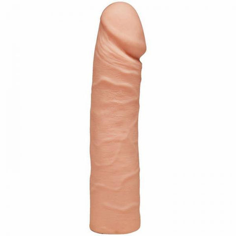 The Double D 16 inches Vanilla Ultraskyn Beige Dildo