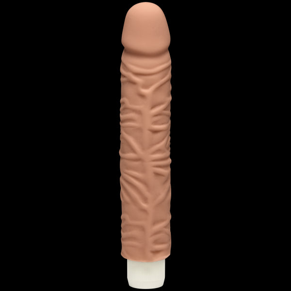 The D Shakin D 9 Inch Vibrating Caramel Dildo