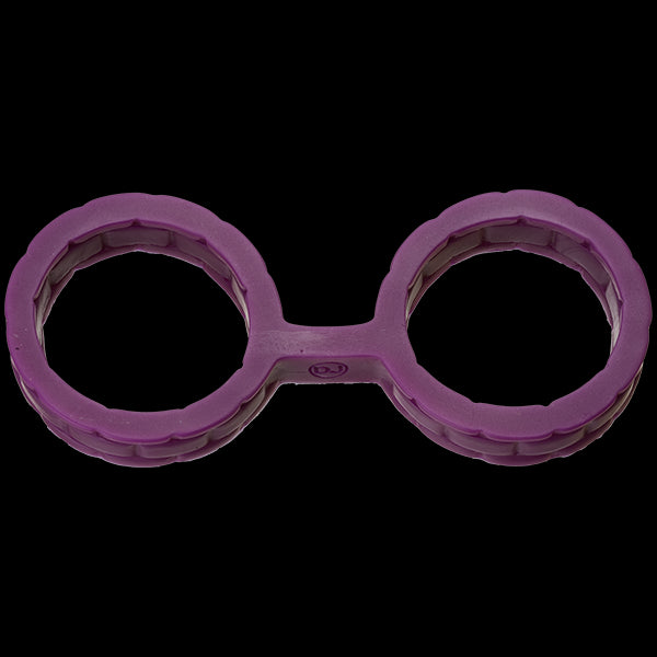 Japanese Bondage Silicone Cuffs Large Purple