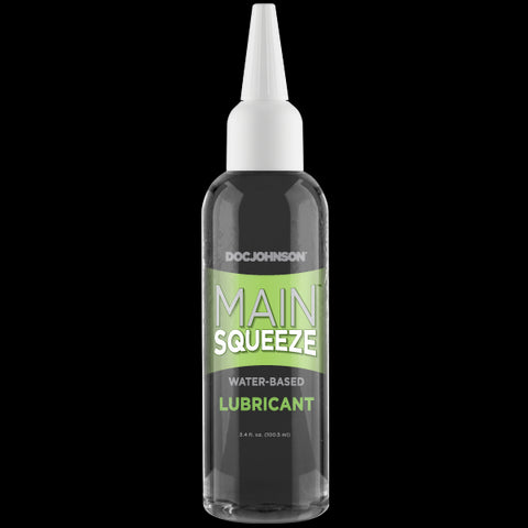 Main Squeeze Water Based Lubricant 3.4 fluid ounces