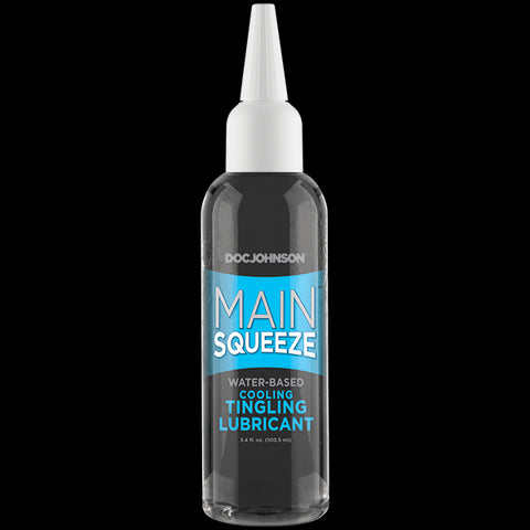 Main Squeeze Cooling Tingling Water Based Lubricant 3.4oz