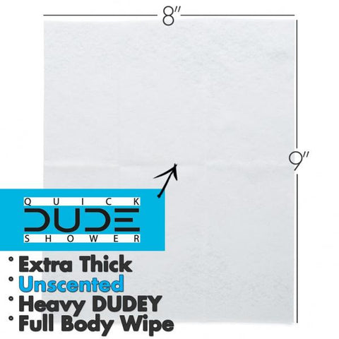 Dude Shower Quick 10 Pack Singles For Travel