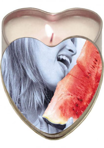 Edible Heart Candle - Watermelon