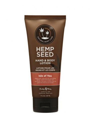 Earthly Body Hemp Hand & Body Lotion Velvet Isle Of You 7oz