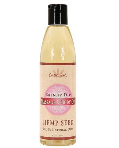 Massage And Body Oil With Hemp Seed Skinny Dip 8 Ounce