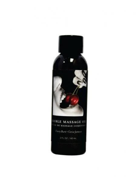 Earthly Body Edible Massage Oil Cherry 2oz