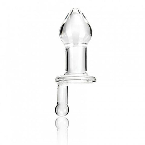 Glas 5 inches Juicer Clear Glass Butt Plug