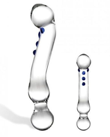 Glas 6 inches Curved G-Spot Glass Dildo