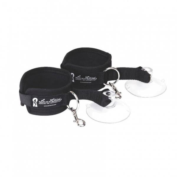 Lux Fetish Sexy Suction Cuffs Black