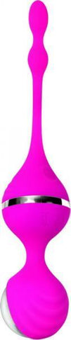 Vibrating Pleasure Kegel Balls Pink