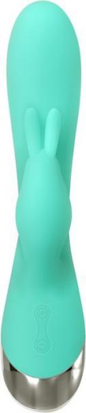 The Silicone Rechargeable Bunny Vibrator Green