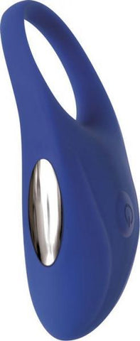Rechargeable Couples Penis Ring Blue