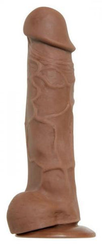 Adam's True Feel Cock Brown Dildo