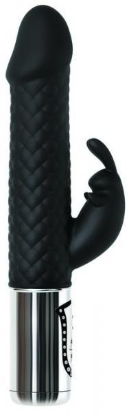 Black Diamond Silicone Rabbit Vibrator