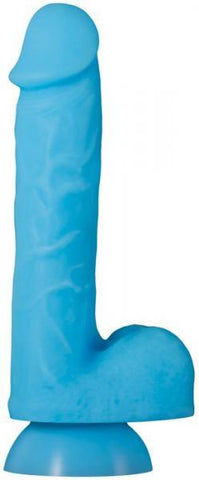 Touch And Glow Glow In The Dark Dildo Blue