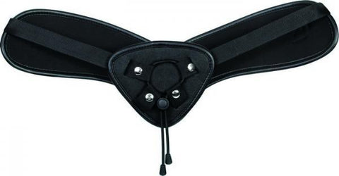 Ultimate Adjustable Harness Black Faux Leather O-S