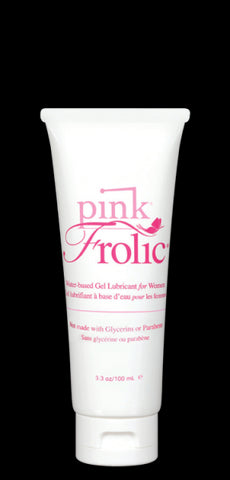 Pink Frolic Water Based Gel Lubricant for Women 3.3oz Tube