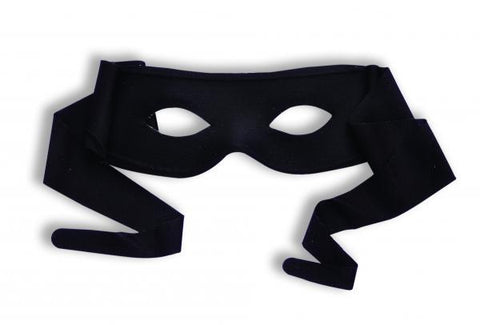 Masked Man with Ties Black O-S
