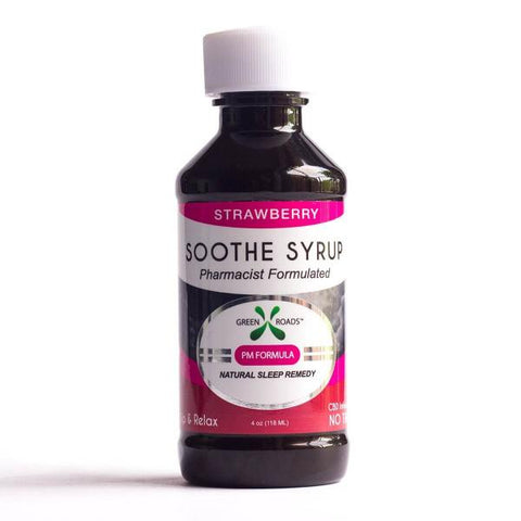 CBD Soothe Syrup 60mg Strawberry Sleep Remedy 4oz