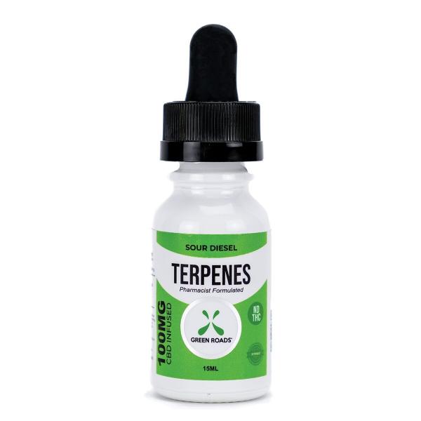 Terpenes Oil Sour Diesel 100mg .5oz Bottle