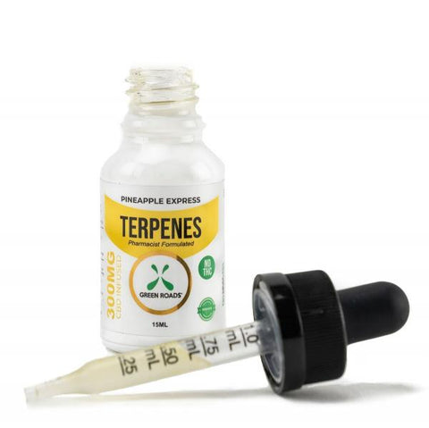 CBD Infused Terpenes Oil Pineapple Express 300mg Bottle