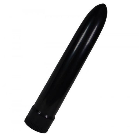 Lady's Mood 7 Inches Plastic Vibrator Black