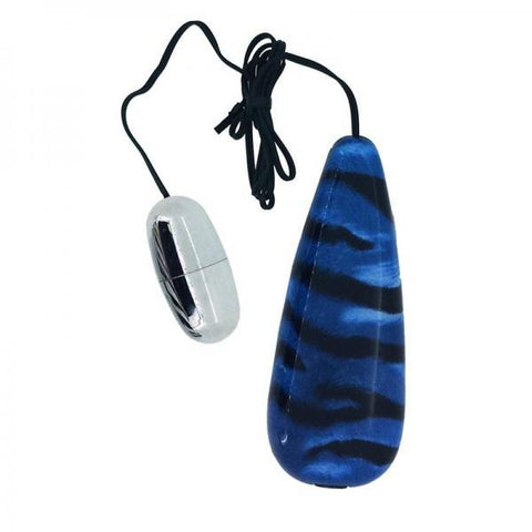 Primal Instincts Blue Tiger Bullet Vibrator