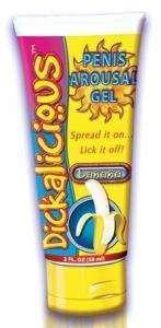 Dickalicious Penis Arousal Gel 2oz Banana