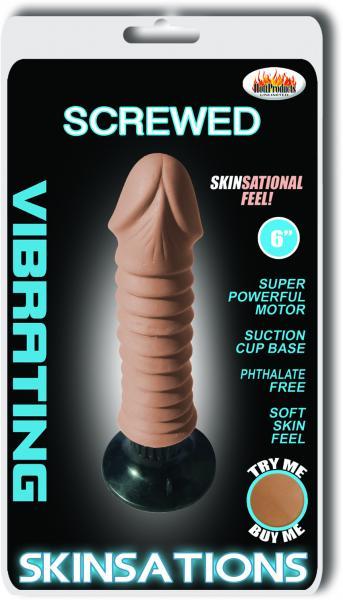 Skinsations Screwed 6 inches Dildo Vibrating