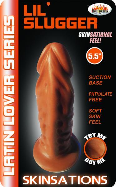 Skinsations Lil Slugger 5.5 inches Latin Tan Dildo