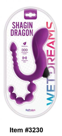 Wet Dreams Shagin Dragon Purple Vibrator