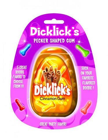 Dicklicks Pecker Shaped Gum Cinnamon