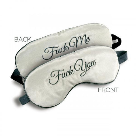 F-ck Me - F-ck You Mask Blindfold Gray