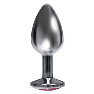 The Silver Starter Bejeweled Steel Plug Violet