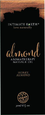 Intimate Earth Almond Massage Oil Foil Sachet 1oz