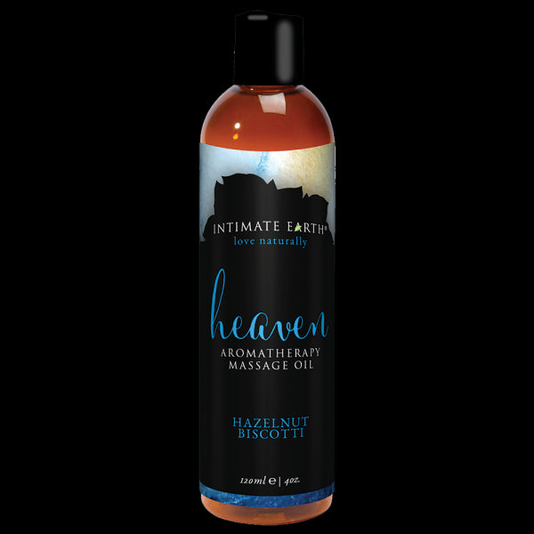 Intimate Earth Heaven Hazelnut Biscotti Massage Oil 4oz