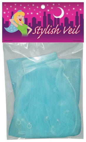 Bride To Be Stylish Veil Blue